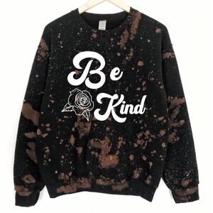 NEW Oversized Be Kind Bleached Sweatshirt S-5X
